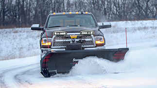 SOLD OUT New SnowEx 8100 Power plow Model, Power Plow Steel Scoop, Automatixx Attachment System